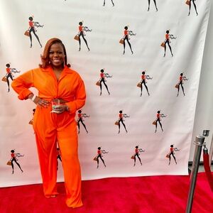 "Madelyn" Pant Set - Orange